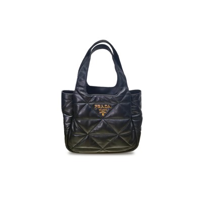 PRADA QUILTED LEATHER TOP HANDLE BAG 1BG450 (31*27*13cm) 